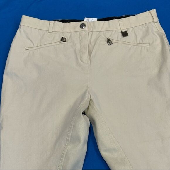 Thomas Cook Equestrian Women's white asparagus Full Seat Riding Pants 30 or 9/10 - Picture 3 of 12